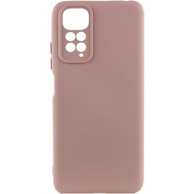 Чохол Silicone Cover Lakshmi Full Camera (AAA) для Xiaomi Redmi Note 11 (Global) / Note 11S Рожевий / Pink Sand