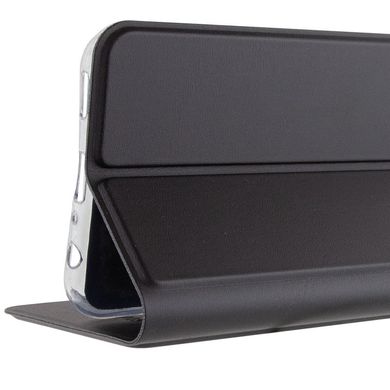 Кожаный чехол книжка GETMAN Elegant (PU) для Xiaomi Redmi 9A Черный