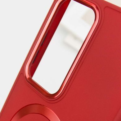 TPU чохол Bonbon Metal Style with Magnetic Fit для Samsung Galaxy S24 Ultra Червоний / Red
