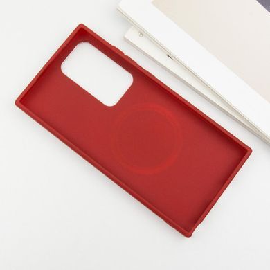 TPU чохол Bonbon Metal Style with Magnetic Fit для Samsung Galaxy S24 Ultra Червоний / Red