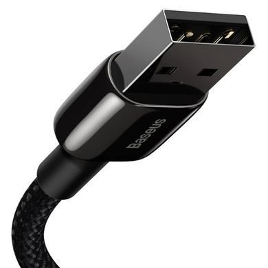 Дата кабель Baseus Tungsten Gold USB to Lightning Cable 2.4A (2m) (CALWJ-A0) Black