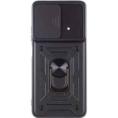 Ударопрочный чехол Camshield Serge Ring для Xiaomi Poco X4 Pro 5G Черный