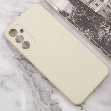 Чехол TPU GETMAN Liquid Silk Full Camera для Samsung Galaxy M34 5G Песочный / Sand
