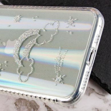 TPU+Glass чехол Aurora Space для Apple iPhone 12 Pro / 12 (6.1") Радуга