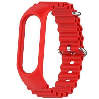 Ремешок Ocean Band для Xiaomi Mi Band 7/6/5/4/3 Красный / Red