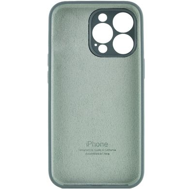 Чохол Silicone Case Full Camera Protective (AA) для Apple iPhone 15 Pro Max (6.7") Зелений / Pine green