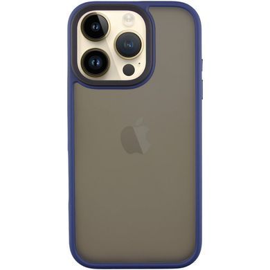 TPU+PC чехол Metal Buttons для Apple iPhone 16 Pro Max (6.9") Синий