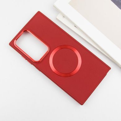 TPU чохол Bonbon Metal Style with Magnetic Fit для Samsung Galaxy S24 Ultra Червоний / Red