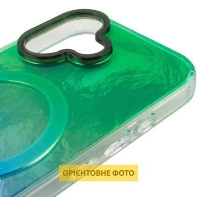 Чохол TPU Shiny Mountain Magnetic Fit для Apple iPhone 17 (6.3") Green / Blue