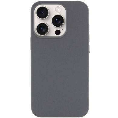 Чохол Silk (AA) NO LOGO with Magnetic Fit для Apple iPhone 14 Pro Max (6.7") Сірий / Dark Gray