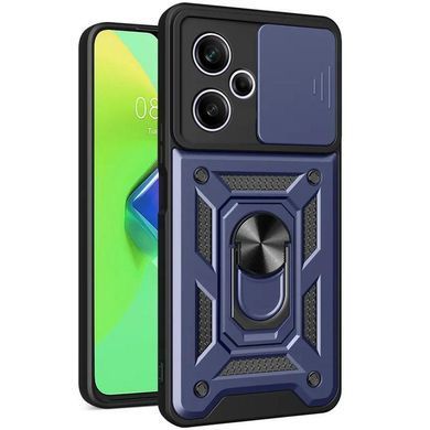 Чехол Ummi Camshield Serge Ring для Xiaomi Poco M6 Pro 5G Синий / Navy