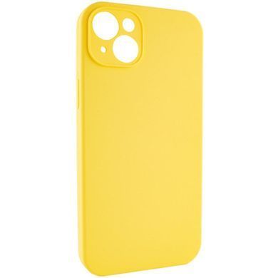 Чехол Silk Full Camera Protective (AA) NO LOGO для Apple iPhone 15 (6.1") Желтый / Yellow
