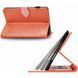 Шкіряний чохол Art Case з візитницею для Samsung Galaxy Tab S7+ Помаранчевий фото 5