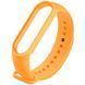 Силиконовый ремешок для Xiaomi Mi Band 3/4 Оранжевый / Bright Orange фото 2