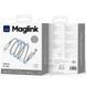 Дата кабель WIWU C081 Maglink USB to Lightning 12W (1m) Grey фото 5