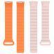 Ремешок Dual-color Magnetic для Xiaomi Mi Band 9/8/10 Light Pink / Orange фото 4