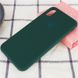 Чехол Silicone Case Full Protective (AA) для Apple iPhone XR (6.1") Зеленый / Forest green фото 2