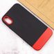 Чохол TPU+PC Bichromatic для Apple iPhone X / XS (5.8") Black / Red фото 4