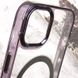 Чехол TPU Iris with MagSafe для Apple iPhone 13 (6.1") Черный фото 6