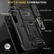 Ударопрочный чехол Camshield Army Ring для Samsung Galaxy S20 FE Черный / Black фото 4