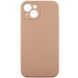 Чехол Silk Full Camera Protective (AA) NO LOGO для Apple iPhone 13 (6.1") Бежевый / Desert Gold