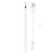 Уцінка Стілус Hoco GM112 Intelligent anti-lost active capacitive pen with digital display for iPad Відкрита упаковка / White фото 4