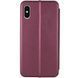 Кожаный чехол-книжка Classy для Apple iPhone X / XS (5.8") Бордовый фото 2