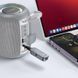 Bluetooth аудио ресивер/трансмиттер Borofone BC51 Clear way (AUX 3.5mm) Metal gray