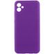 Чехол Silicone Cover Lakshmi Full Camera (AA) для Samsung Galaxy A06 Фиолетовый / Purple