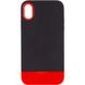 Чохол TPU+PC Bichromatic для Apple iPhone X / XS (5.8") Black / Red фото 1