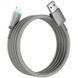 Дата кабель WIWU C081 Maglink USB to Lightning 12W (1m) Grey фото 3