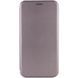 Кожаный чехол-книжка Classy для Motorola Edge 50 Pro Серый