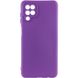 Чехол TPU GETMAN Liquid Silk Full Camera для Samsung Galaxy A12 Фиолетовый / Purple фото 1