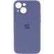 Чехол Silicone Case Full Camera Protective (AA) для Apple iPhone 15 Plus (6.7") Серый / Lavender Gray фото 1