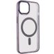 Чехол TPU Iris with MagSafe для Apple iPhone 13 (6.1") Черный фото 2