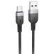 Дата кабель Hoco X109 Energy silicone USB to Type-C (3m) Black фото 1