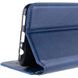 Кожаный чехол книжка GETMAN Cubic (PU) для Oppo A58 4G Синий фото 2