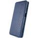 Кожаный чехол-книжка GETMAN Cubic (PU) для Samsung Galaxy M35 5G Синий фото 4
