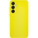 Чохол TPU GETMAN Liquid Silk Full Camera для Samsung Galaxy S24+ Жовтий / Flash
