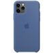 Чехол Silicone case (AAA) для Apple iPhone 11 Pro Max (6.5") Синий / Linen Blue фото 1