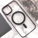 Чехол TPU Iris with MagSafe для Apple iPhone 13 (6.1") Черный фото 5
