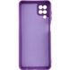 Чехол TPU GETMAN Liquid Silk Full Camera для Samsung Galaxy A12 Фиолетовый / Purple фото 2