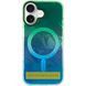 Чохол TPU Shiny Mountain Magnetic Fit для Apple iPhone 17 (6.3") Green / Blue фото 2