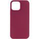 Чехол Silicone Case Full Protective (AA) NO LOGO для Apple iPhone 13 (6.1") Бордовый / Maroon