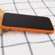 Кожаный чехол Xshield для Apple iPhone 12 (6.1") Оранжевый / Apricot фото 4