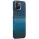 Чехол PC Carbon Protection Slim with MagSafe для Apple iPhone 15 (6.1") Blue фото 1
