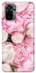 Чехол itsPrint Pink peonies для Xiaomi Redmi Note 10 / Note 10s