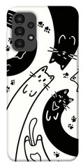 Чохол itsPrint Чорно-білі коти для Samsung Galaxy A13 4G