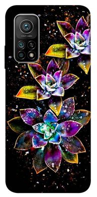 Чехол itsPrint Flowers on black для Xiaomi Mi 10T