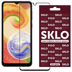Захисне скло SKLO 3D (full glue) для Samsung Galaxy A04 / A04s / A04e Чорний
